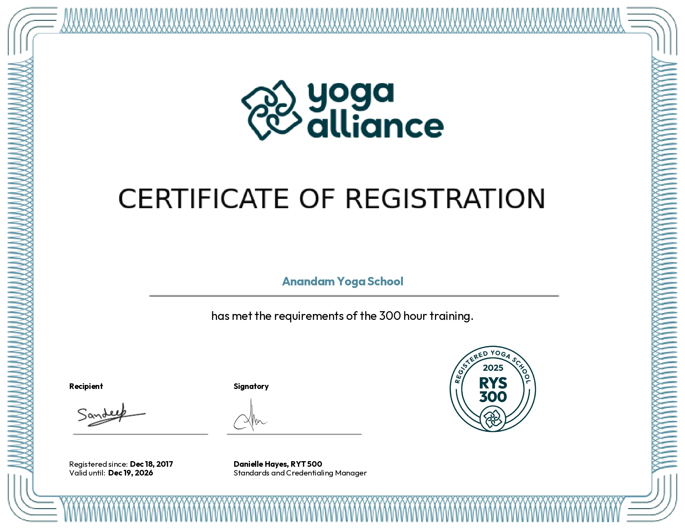 Yoga Alliance certified 300 hour yoga teacher training Bali