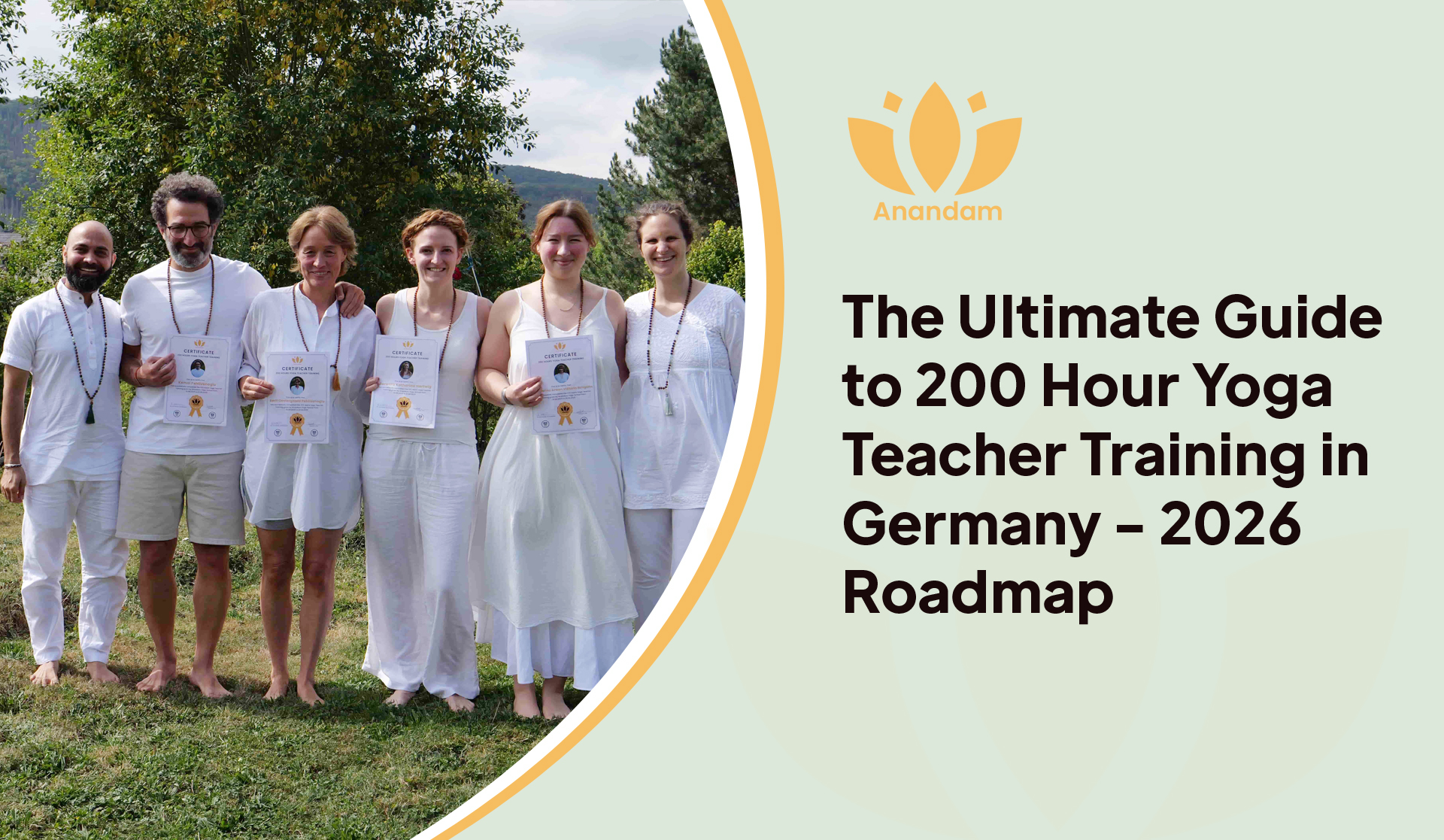 200 hour yoga teacher training in Germany 2026 residential Yoga Alliance course