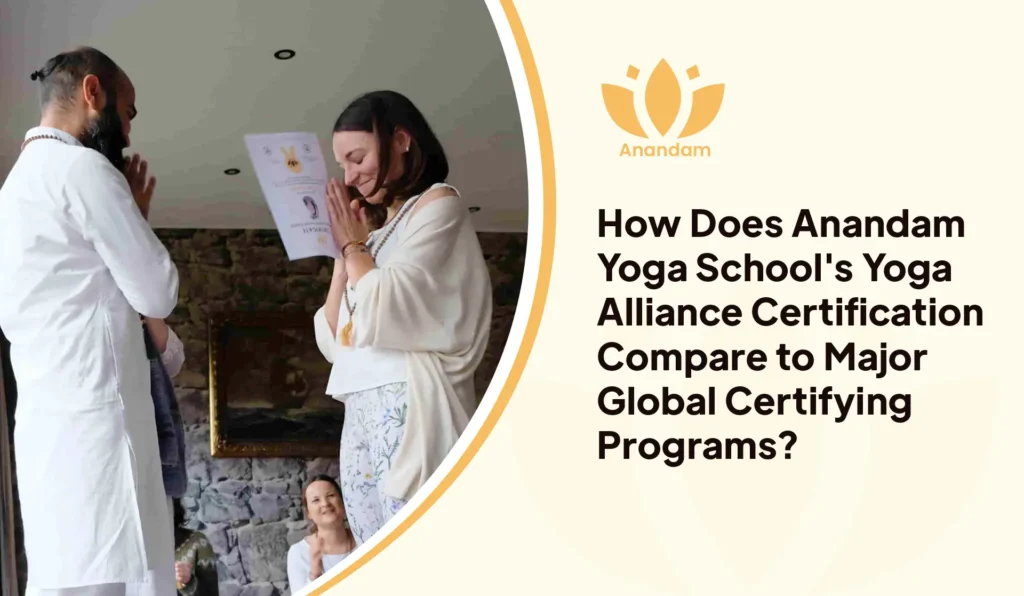 How Does Anandam Yoga School's Yoga Alliance Certification Compare to Major Global Certifying Programs?