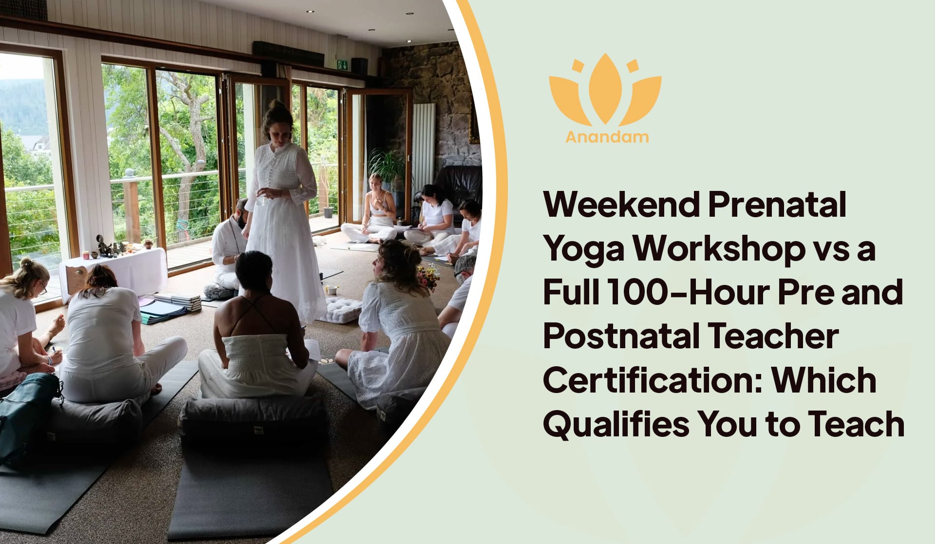 Weekend Prenatal Yoga Workshop vs a Full 100-Hour Pre and Postnatal Teacher Certification: Which Qualifies You to Teach